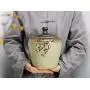 HongTeng Tea Caddy with Lids Chinese-style Non-woven Fabric Moisture-proof Ceramic Sealed Tea Storage Jars Storage Tanks (Color : Light green)