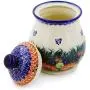 Polish Pottery 8-inch Jar with Lid (Butterfly Splendor Theme) Signature UNIKAT + Certificate of Authenticity