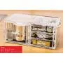 Organisateur de Maquillage sur Bureau Acrylique, Conception en 3 Pièces Empilable, 11 Tiroirs pour Cosmétiques, Soins de la Peau, Vanity, Salle de Bain, Transparent par Cq Acrylic Organisateur de Maquillage sur Bureau Acrylique, Conception en 3 Pièces Empilable, 11 Tiroirs pour Cosmétiques, Soins de la Peau, Vanity, Salle de Bain, Transparent par Cq Acrylic