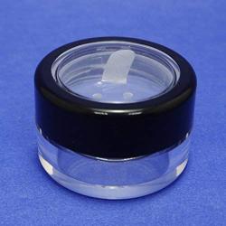 2017 Hot Sale Plastic Window Lid 200 pcs with Sifter and Seal Sticker Translucent Loose Powder Packing Jars