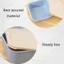 WANGLX ST Storage Tank Three-Piece Plastic Sealed Cans Grain Storage Box Kitchen Food Storage Jar for Serving Tea, Coffee, Spice,Flour, Sugar, Cereals, Leakproof and More