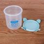 Food Storage Containers, Clear Plastic Containers with Lids for Kitchen Storage Box Sealing Preservation Bottle Jar Food Organizer (Blue, M)