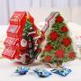 MOMU Christmas Tree Shape Tin Sealed Jar Jewelry Biscuits Coin Candy Storage Box Container Case Headphones Organizer