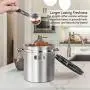 Airtight Coffee Canister, HOKEKI Stainless Steel Container for the Kitchen, Coffee Ground Vault Jar With One Way Co2 Valve And Scoop, Tea Coffee Sugar, Extra Coffee Spoon, 16 oz (Stainless Steel) Airtight Coffee Canister, HOKEKI Stainless Steel Container for the Kitchen, Coffee Ground Vault Jar With One Way Co2 Valve And Scoop, Tea Coffee Sugar, Extra Coffee Spoon, 16 oz (Stainless Steel)