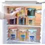 Bouteilles hermétiques en plastique pratiques pour épices, mini clips pour rangement, bleu. Bouteilles hermétiques en plastique pratiques pour épices, mini clips pour rangement, bleu.