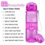 HoneyHolly Portable Sports Water Bottle-Leak Proof Kids Water Bottle Reusable Container,One Click Flip Cap14/17/24/26/32/50Ounce,for Outdoor/Camping/Running/Gym,Non Toxic,BPA-Free Tritan Plastic