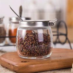 Kitchen Food Storage Jar Airtight Food Storage Kitchen Glass Jar Moisture-Proof Home Multi-Purpose Jam Bottle Cruet Spice Box Glass