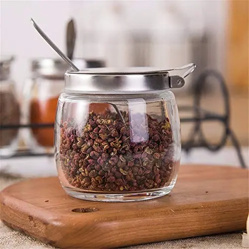 Bocal de Rangement Alimentaire pour Cuisine, Verre, Hermétique, Boîte de Conserve pour Confiture, Pot à Épices, Boîte de Rangement Multidéfini Bocal de Rangement Alimentaire pour Cuisine, Verre, Hermétique, Boîte de Conserve pour Confiture, Pot à Épices, Boîte de Rangement Multidéfini