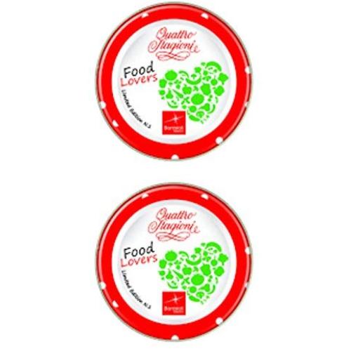 Bormioli Rocco : Quattro Stagioni Food Lover Lids Red, 2.7inches (70mm) (Pack of 2)