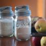 reCAP PJ16-R-SLVR1 Mason Pour Lid & Pint Jar, Pint, Regular Mouth, Clear/Silver