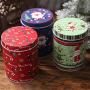 Zhanwang17 4PCS Candy Jar,Cookie Storage Box Container Christmas Jar Gift For Children