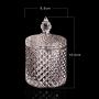AXTG Candy Jar,Storage Canisters Lid Kitchen Gift Candy Airtight Glass Storage Tank Cookies Food Storage,A