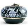Kühle Zitronen-Chinesische Blaubelefant-Keramik-Teetassen/Teetiegel/Teekannen/Teekuchen-Behälter/Siegelglas für Tee/Süßigkeiten/Dekorative Glasbehälter für Lagerung – Geschäftsgabe, Hochzeitsgeschenk