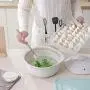 Contenants de Rangement Alimentaire 4Clovers, Plastique, avec Couvercle, Empilables, Portables, Organisateur de Rangement pour Fruits, Légumes, Viandes et Plus encore. Contenants de Rangement Alimentaire 4Clovers, Plastique, avec Couvercle, Empilables, Portables, Organisateur de Rangement pour Fruits, Légumes, Viandes et Plus encore.