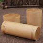Handmade Tea Box Bamboo Storage Box Tea Canister Lid Seal Kitchen Storage Jars Accessories Spice Box Case Organizer,8X15Cm