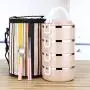 Thermos Essiglassbehälter, 304 Edelstahl, bruchsicher, versiegelt, isoliert, Tragbarer Griff, 2800 ml (Farbe: Rot)