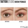 Maybelline New York Tattoostudio Brow Pomade Long Lasting, Buildable, Eyebrow Makeup, Blonde, 0.106 Ounce