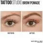 Maybelline New York Tattoostudio Brow Pomade Long Lasting, Buildable, Eyebrow Makeup, Blonde, 0.106 Ounce