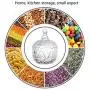 2 Pièces Bol de Sucre Cristallisé en Forme de Pomme – Récipient de Rangement Décoratif pour Bureau