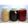 Kelley Allzweck Glas Mason Jar Ideal für Kombucha Tee Flaschen mit Kunststoffdeckel Fermentation Ausgezeichnet 1 Gallon Lagerbehälter Kilner Fido Versiegelte Luftdichte Liner Klar 100%