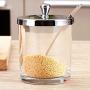 XXDTG Glass Seasoning Jar-seasoning Box, Salt and Sugar Spice Pepper Seasoning Two Jar Set, Kitchen Supplies