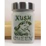 Twisted420Glass Kush Queen Stash Jar - Smell Resistant with Airtight Seal, Perfect Size Xmas Gifts & Herb Storage