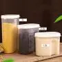 Bocal de Rangement Alimentaire Maison, Organiseur de Cuisine, Boîte de Rangement en Plastique Alimentaire, 2 Pièces (1,8L)