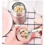 Sundylive Food Jar 20 Ounce - 304 Stainess Steel Food Flask with Folding Spoon, Lid with Handle, Carry and Eating Easily Sundylive Food Jar 20 Ounce - 304 Stainess Steel Food Flask with Folding Spoon, Lid with Handle, Carry and Eating Easily