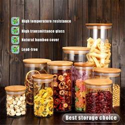 Glass Jars Sealed Cans With Cover Kitchen Food Storage Bottles Spice Jars Candy Storage Banks Tea Box Kitchen Storage Can Z2 55x10cm