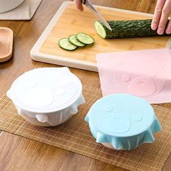 Professional Food Grade 1pc Container Cover Storage Lids Stretch Seal Vacuum Silicone, Food Grade Screen - Almond Oil Food Grade, Round Plastic Bucket, Matchstick Container, Steel Storage Containers