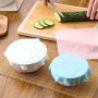 Professional Food Grade 1pc Container Cover Storage Lids Stretch Seal Vacuum Silicone, Food Grade Screen - Almond Oil Food Grade, Round Plastic Bucket, Matchstick Container, Steel Storage Containers