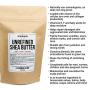 Unverarbeiteter afrikanischer Schokopfutter - Elfenbein, 100% Rein & Roh - Feuchtigkeitsspendende und reichhaltige Körpercreme für trockene Haut – Geeignet für alle Hauttypen – Kann einzeln oder in DIY-geschlagene Körpercremes verwendet werden – 236 ml/8 