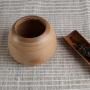 Bamboo Storage Box Tea Box Retro Tea Caddy Coffee Storage Container with Lid for Tea Coffee Spice Herb