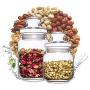 Glass Sealed Jars, Kitchen Household Grain Storage Tanks, Storage Jam/Honey/Coffee/Flower Tea