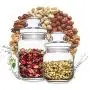 Bouteilles en verre scellées, Réservoirs de stockage pour grains, stockage confiture/miel/café/thé Bouteilles en verre scellées, Réservoirs de stockage pour grains, stockage confiture/miel/café/thé
