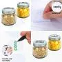 Bouteilles en verre KAMOTA 8 oz avec couvercles et anneaux réguliers, Idéales pour confitures, miel, cadeaux de mariage, cadeaux de douche, aliments pour bébé, pots d'épices magnétiques DIY, 12 LOT, 20 étiquettes blanches incluses. Bouteilles en verre KAMOTA 8 oz avec couvercles et anneaux réguliers, Idéales pour confitures, miel, cadeaux de mariage, cadeaux de douche, aliments pour bébé, pots d'épices magnétiques DIY, 12 LOT, 20 étiquettes blanches incluses.