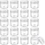 Ensemble de 20 Pots Ronds en Plastique pour Cosmétiques avec Couvercle Transparent - Idéal pour Échantillons de Crèmes (20 ml / 0.7 oz) Ensemble de 20 Pots Ronds en Plastique pour Cosmétiques avec Couvercle Transparent - Idéal pour Échantillons de Crèmes (20 ml / 0.7 oz)