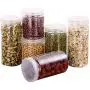 Hot Sale！KingWo Kitchen Storage Box,Airtight Dry Food Grain Transparent Convenient Sealing Food Preservation Plastic Fresh Pot Container (D)