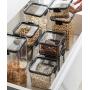 Sealed Can Transparent Plastic Bottle Modern Snacks Candy Plate Candy Jar Creative Candy Storage Cans With Lid Storage Tank Creative Sugar Cans Plastic Storage Tank Ornaments (Size : L)