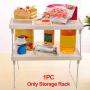 w5bhj0 Foldable Storage Rack Cabinet Organizer Cabinet Rack Shelf Herb Jar Storage for Cabinets, Crafts, Kitchen Organization