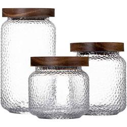 Glass Sealed Jars, Kitchen Household Grain Containers, Storage Spices/Pasta/Oatmeal/Coffee Beans