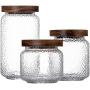 Glass Sealed Jars, Kitchen Household Grain Containers, Storage Spices/Pasta/Oatmeal/Coffee Beans