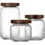 Bocaux en Verre, Contenants de Cuisine pour Graines/Épices/Pâtes/Avoines/Café Bocaux en Verre, Contenants de Cuisine pour Graines/Épices/Pâtes/Avoines/Café