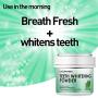Pearl Bright Teeth Whitening Powder by Lagunamoon, Remove Coffee Wine Tobacco Stains and Freshen Breath. No Damage to Enamel or Gum. No Black Mess Caused by Charcoal, 50g/1.76oz