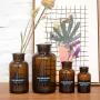 Chic Minimalist Glass Storage Jars Scandinavian Vogue Elegance Desk Storage Bottle Organizer Coffee Tea Flower Container Decor,1000Ml Big Mouth