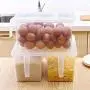 Transparente Kühlschrank Organizer Aufbewahrungsbox mit Griff, Lebensmittelbeutel - Kunststoff Lebensmittelabdeckungen, Kunststoff Aufbewahrungsbehälter, Lebensmittel Reißverschlusssäcke, Vakuumdichtungsbeutel Rollen