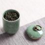 Cracking Style Celadon Tea Caddy For Spices Storage Porcelain Tea Jars Candy Food Sealed Canister Tea Pot For Kitchen Cans Tank,A05