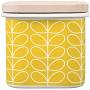 Enamel Storage Jar in Dandelion | Linear Stem Design