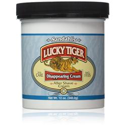 LUCKY TIGER Disappearing Cream After Shave Cream 12oz