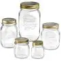 Bormioli Rocco Set Of 4 Food Preserve Jars With Airtight Screw Lid From Quattro Stagioni Jar Size: 250Ml Bormioli Rocco Set Of 4 Food Preserve Jars With Airtight Screw Lid From Quattro Stagioni Jar Size: 250Ml